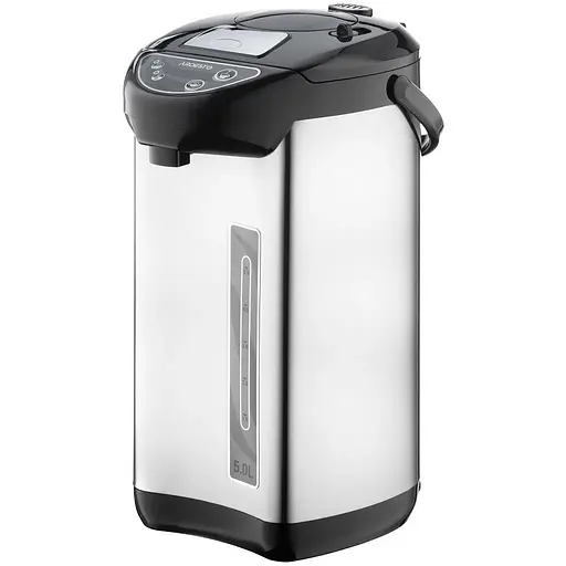 Термопот Ardesto TP-50B, Inox/Blac, 750W 5 л автоматична/ручна помпа,корпус з нержавіючої сталі пластик - фото 5