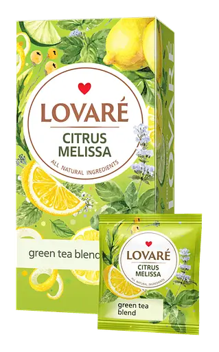 Чай Lovare цитрусова меліса 36 г - фото 1