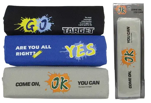 Пенал-косметичка Надписи, PVC, 859 (в ассортименте) - фото 2