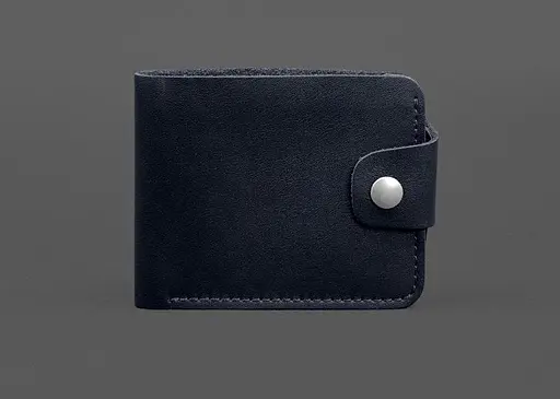 Кожаный портмоне 9.1 Синий - фото 1