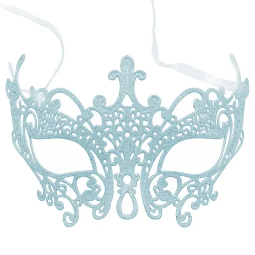 Елочная игрушка MIS LT Маска 18х10 см голубой - фото 1