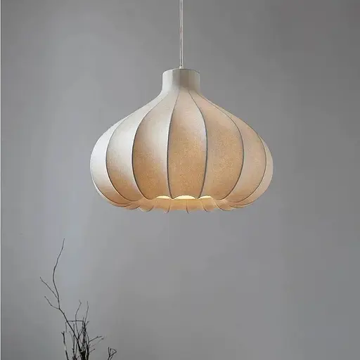 Дизайнерский светильник с полимерным абажуром Ø50x40 см Line F AK01-500 Белый - фото 7