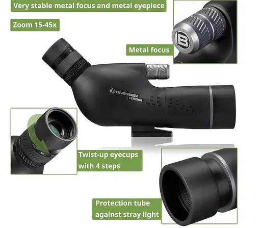 Підзорна труба Bresser Condor 15-45x50/45 Gen.II WP (4321650) 930093 - фото 5