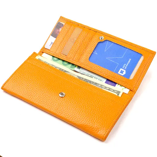 Жіночий шкіряний гаманець Canpellini 17.8х9х1 см acs0025577 - фото 3