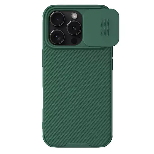 Карбонова накладка Nillkin CamShield Pro Magnetic для Apple iPhone 16 Pro Max 6.9 Deep Green