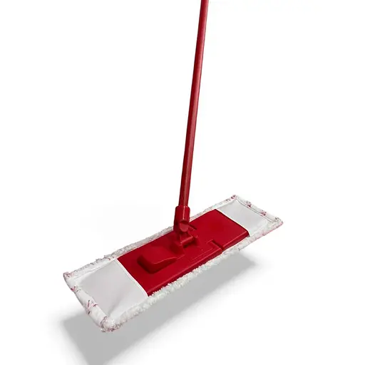 Плоская швабра с микрофибровой насадкой для мытья пола Серый 88131 - фото 6