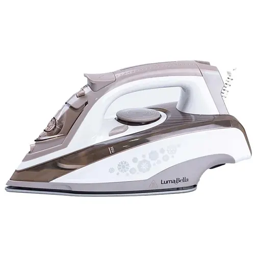 Праска з парою LumaBella B-6008 з керамічною підошвою захист від накипу 2700 Вт Сірий - фото 7