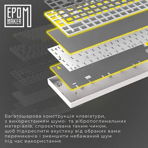 Клавиатура Epomaker EP64 Mulan Black (EP64-B-M) - фото 11