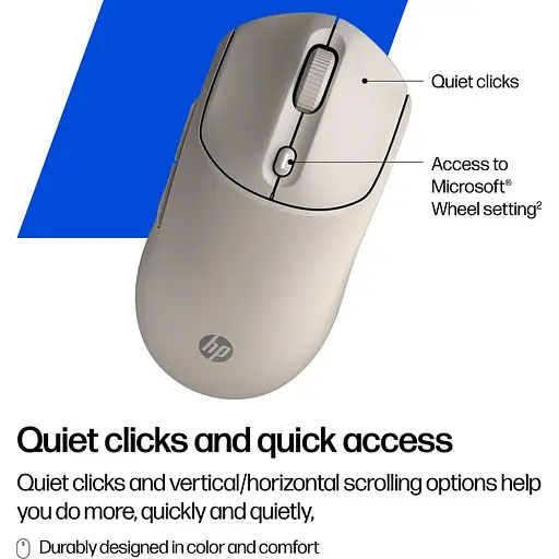 Мышь HP 400 Quiet Wireless Maple (AZ7B6AA) - фото 7