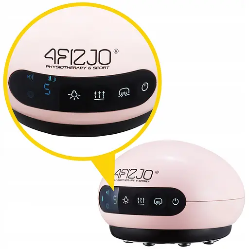 Массажная вакуумная банка 4FIZJO аккумуляторная с ИК прогревом 4FJ0518 Pink (P-5907739318701) - фото 14
