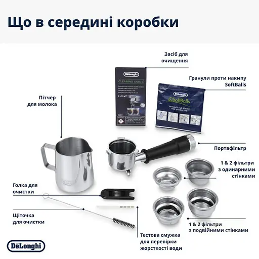 Кавоварка DeLonghi La Specialista Opera EC 9555 BK рожкова - фото 12
