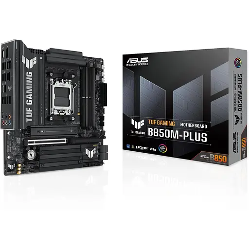Материнська плата Asus TUF Gaming B850M-PLUS sAM5 B850 4xDDR5 M.2 HDMI DP mATX - фото 8