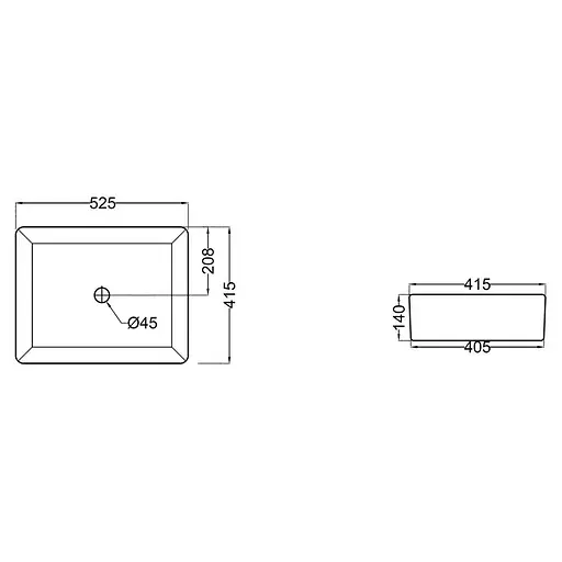 Умивальник Jaquar 51x40 JDS-WHT-25907N - фото 2
