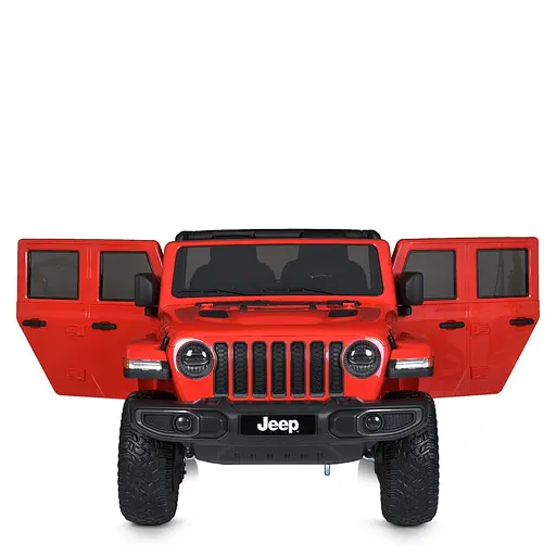 Електромобіль дитячий Bambi Джип M 5740EBLR-3 Rubicon з пультом управління і світлом Червоний - фото 2