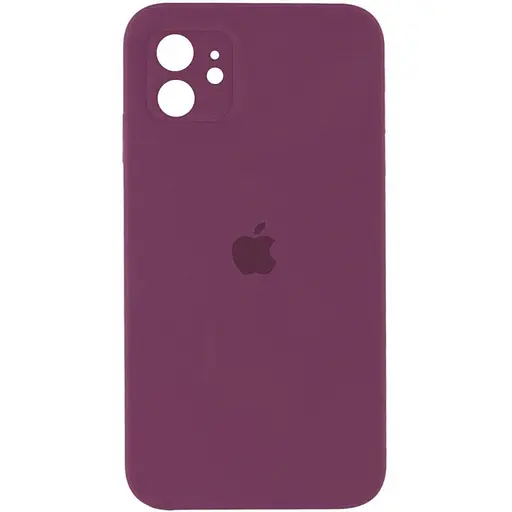 Чохол Epik Silicone Case Square Full Camera Protective AA для Apple iPhone 11, 6.1 Бордовий/Maroon