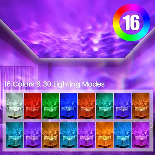 Світлодіоднийзоряний проектор Galaxy 16 кольорів 30 режимів - фото 2