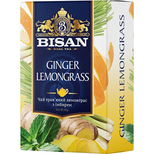 Чай трав'яний Bisan Ginger Lemongrass 80 г
