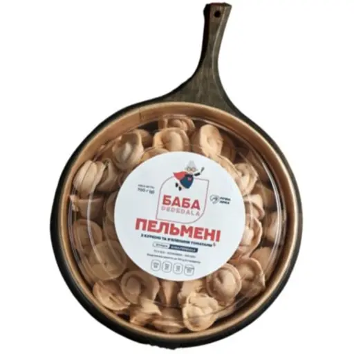 Пельмени ТМ БАБА PEREDALA  с курицей и вялеными помидорами  - фото 1