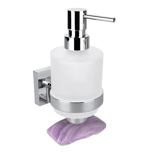 Дозатор для рідкого мила Bemeta Beta із магнітною мильницею 132109182, Білий - фото 1