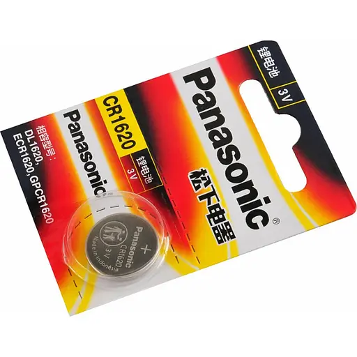 Батарейка дисковая Panasonic CR1620, 3V (18587)