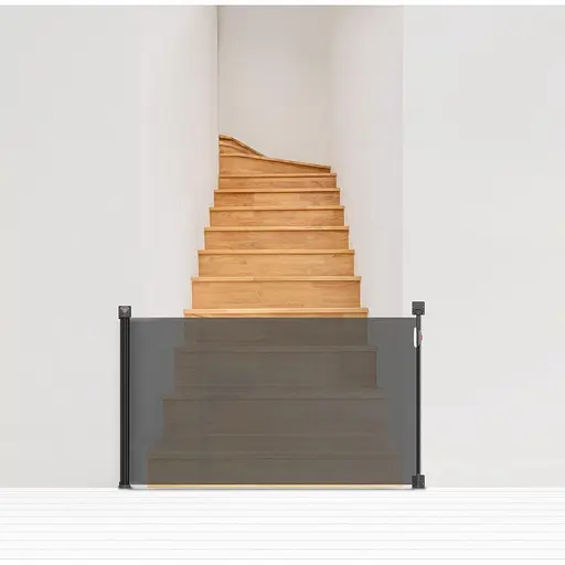 Захисний відкатний дверний бар`єр FreeOn Sigma, black - фото 2