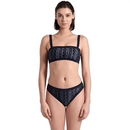 Купальник Arena Monogram Bikini Bandeau Black/Multi L (1097-007046-551 L) - фото 3