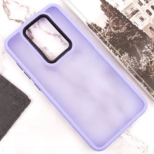 Чохол TPU+PC Lyon Frosted для Xiaomi Redmi Note 9 / Redmi 10X Purple - фото 4