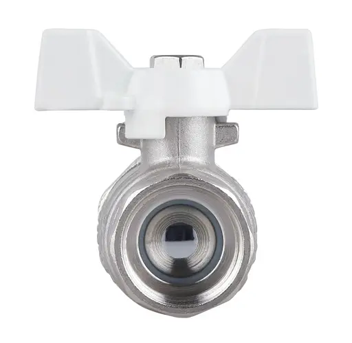 Кран кульовий Thermo Alliance "Американка" Forte 3/4" ВЗ прямий, антипротікання, метелик SF222W20 - фото 2