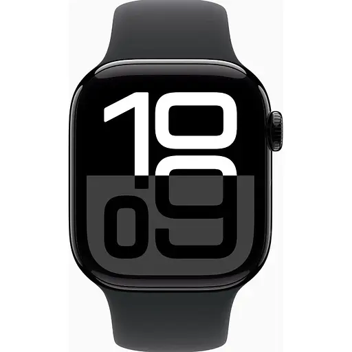 Смарт-годинник Apple Watch Series 10 GPS 42mm Jet Black Alu. Case w. Black Sport Band - S/M (MWWE3) - фото 2