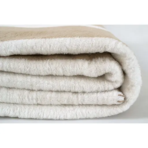Плед Lotus Home Infinity Stripe бежевый 200х220 см (svt-2000022346092) - фото 4