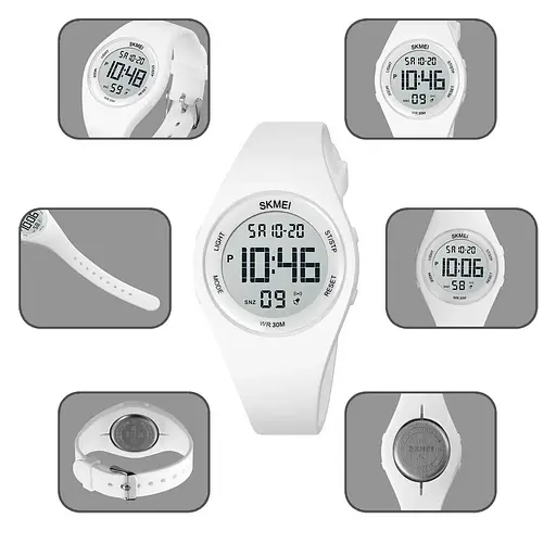 Часы детские наручные Skmei 1865 kids астронавт (Белый) - фото 7