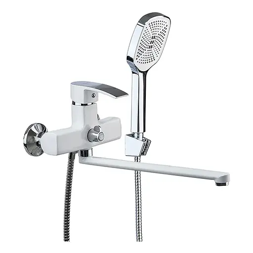 Змішувач для ванни Mixxus Magnum 006 MI6202 Білий матовий - фото 1