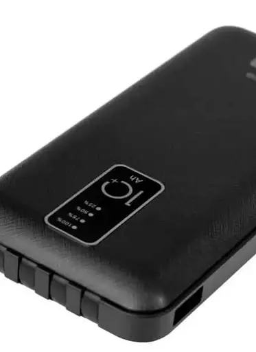 Портативний зовнішній акумулятор Power Bank Powerway TX108 10000mAh (Чорний) - фото 5