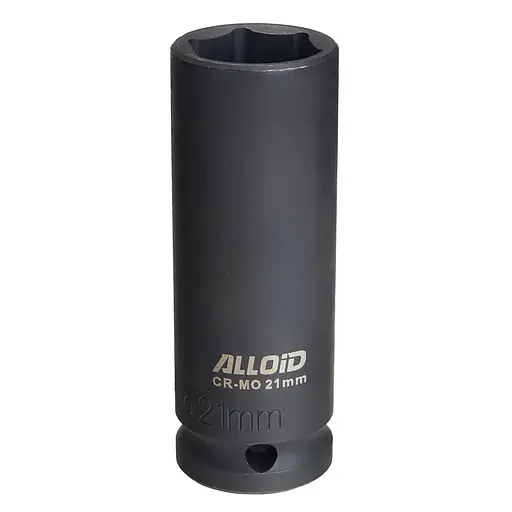 Торцева головка Alloid ударна глибока 1/2DR 21 мм (GUG-51121) - фото 1