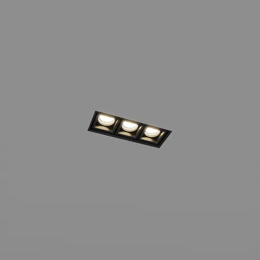 Встраиваемый светильник Skarlat RSL74145 3x2W BK 4000K