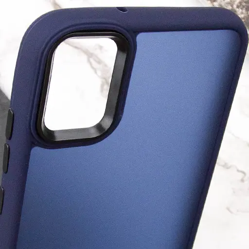 Чохол Epik TPU+PC Lyon Frosted для Samsung Galaxy A05 Navy Blue - фото 5