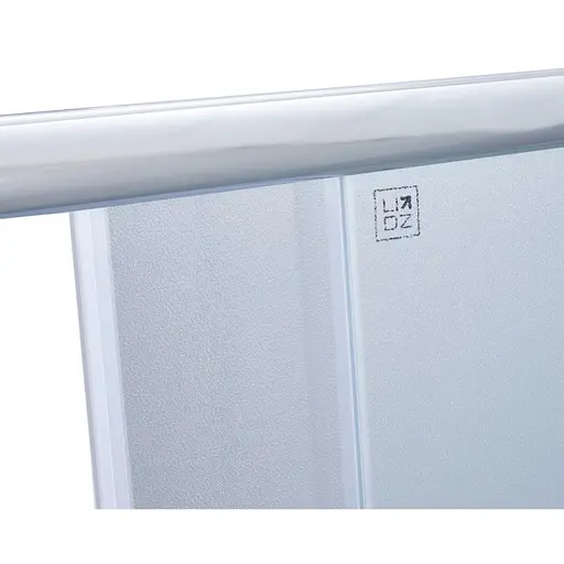 Душевые двери в нишу Lidz Zycie SD100x185.CRM.FR Frost, матовый, хром - фото 4