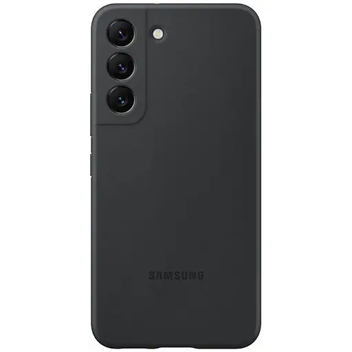 Оригінальний силіконовий чохол Silicone Cover для Samsung Galaxy S22 Plus (S906) Black EF-PS906TBEGRU