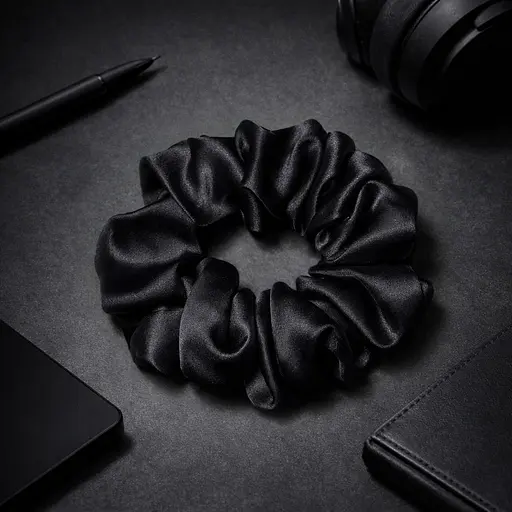 Набор из 5 штук шелковых резинок для волос Чумацкий Шлях - выбери настроение - Choose Your Mood Размер L (1240-02) - фото 4