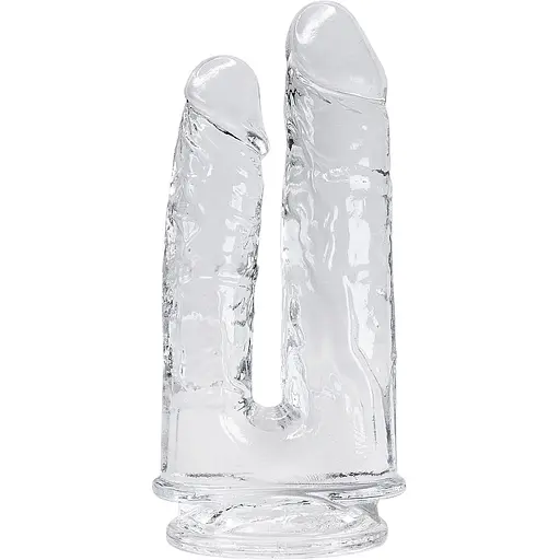 Фалоімітатор Alive Imperium Jelly Dildo прозорий, для подвійного проникнення, гнучкий