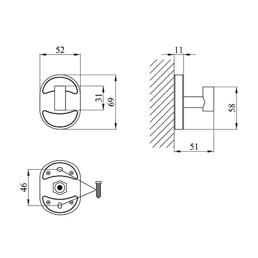 Крючок Kroner KRM Elbe - ACC2905-1 (CV022858) - фото 4