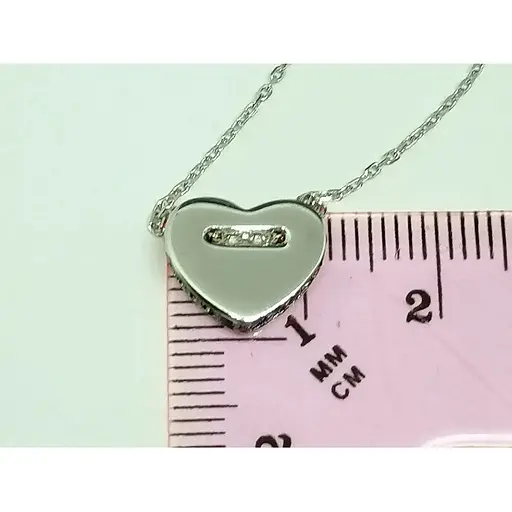 Срібне кольє Qvaliz Серце. Артикул 908-00954 - фото 6