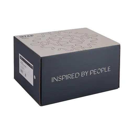 Смеситель для ванны Qtap Gemini (c душевым гарнитуром) QTGEM259CRW45683 Chrome/White Белый - фото 8