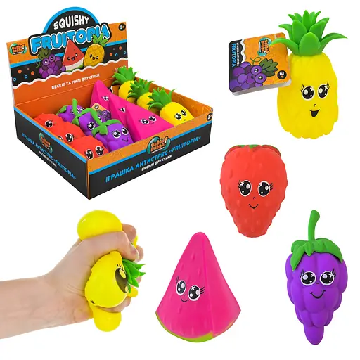 Антистрес YabbaDabba фрукти, 9.5-12 см, YD2528 (В асортименті) - фото 2