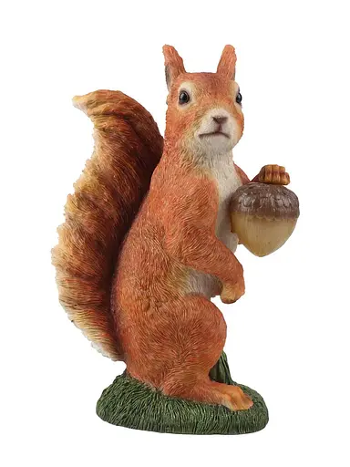 Декоративна фігурка Engard Білка з горіхом на сонячній батареї 24х11х17 см (KG-30) - фото 3
