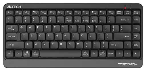 Клавіатура A4Tech Fstyler FBK11 Wireless Grey (FBK11 (Grey)) - фото 1
