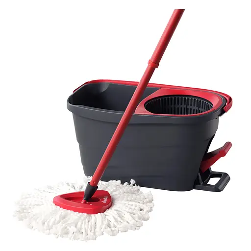 Уценка. Набор для уборки Vileda Turbo Smart швабра и ведро с отжимом (4023103208476)