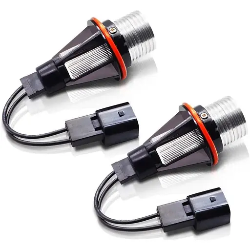 Фары светодиодные ангельские глаза CanBus Lncboc 10 Вт Halo Ring 420 лм 6000К белый