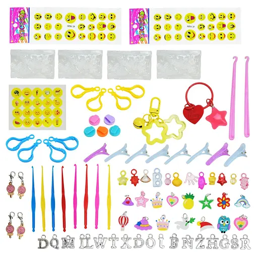 Детский набор для плетения браслетов "Loom" Bambi 16202(Pink) в чемодане - фото 3