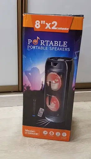 Колонка Big LT-2806 bluetooth + микрофон (289х281х704) XBT USB/MP3/FM/BT/TWS black - фото 2